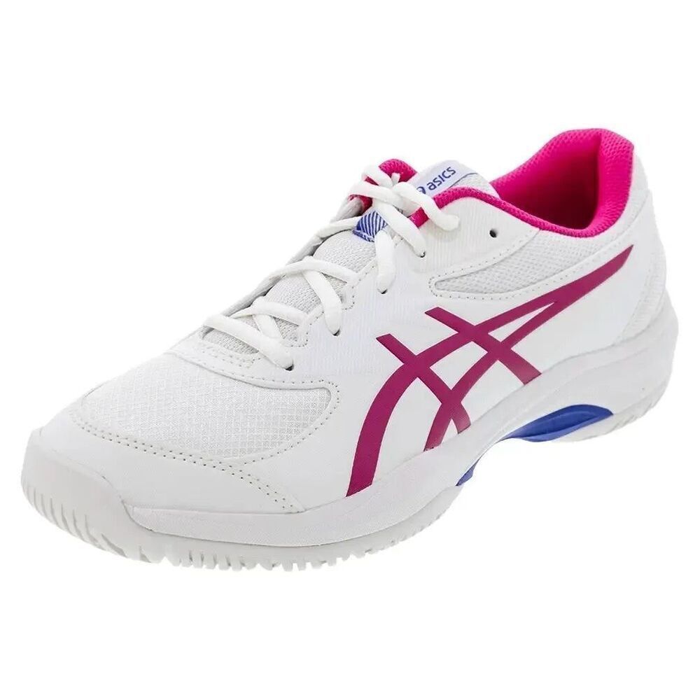 ASICS Juniors' GEL-Game GS Tennis Shoes Cream and Bright Rose